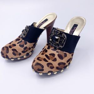 Rawr Nina New York pony hair high heel mule